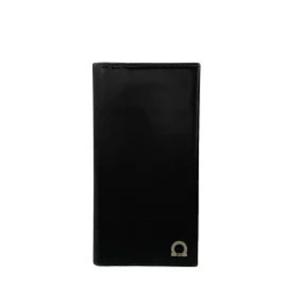 Salvatore Ferragamo Salvatore Gancini Billfold Black Leather